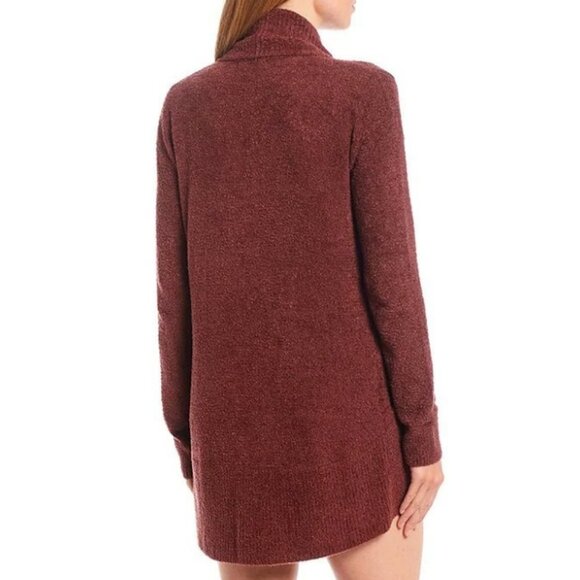 BAREFOOT DREAMS nwot CozyChic Lite Circle Lounge Cardigan Rosewood - Picture 2 of 9